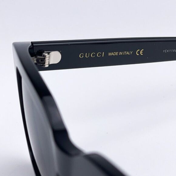 NEW GUCCI WEB GG0001SN 001 Black Smoke Square Men Sunglasses main image 11